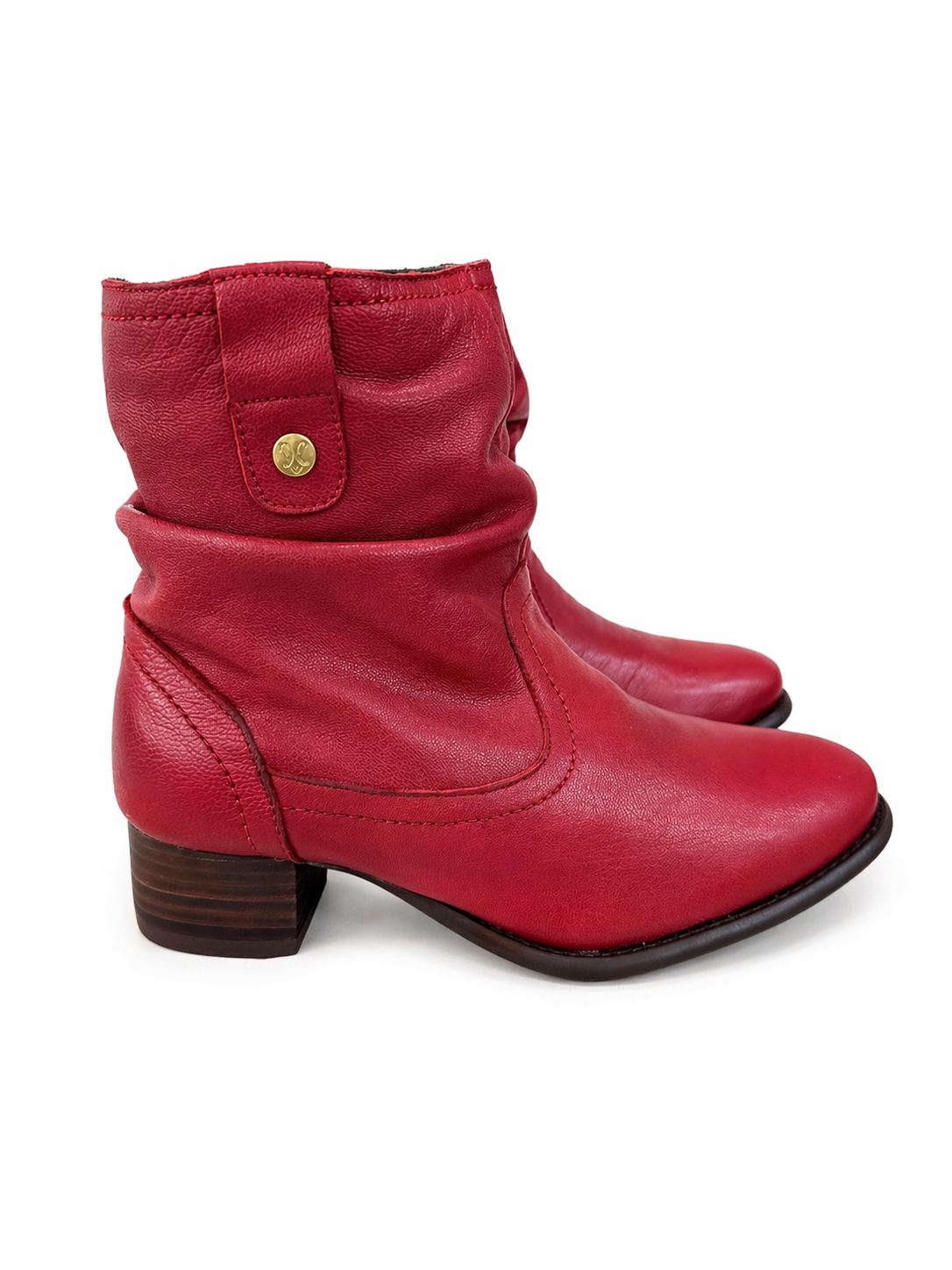 Bota Pelica Liz- Vermelha